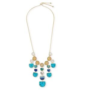 Kendra Scott Corbin Mixed Stone Bib Statement Necklace